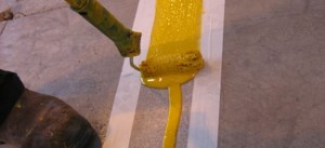applying the paint
